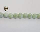 (MBEAD-253-1) 10mm New Jade Beads - Fantasy World Jewelry