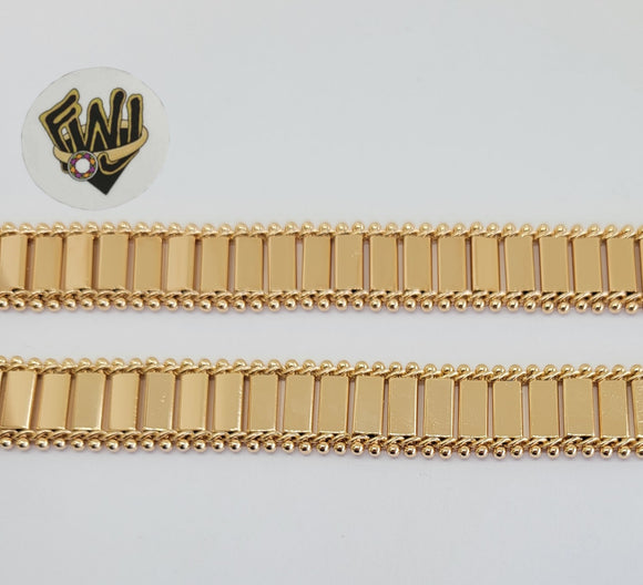 (1-0796) Gold Laminate - 12.5mm Alternative Bracelet - 7.5
