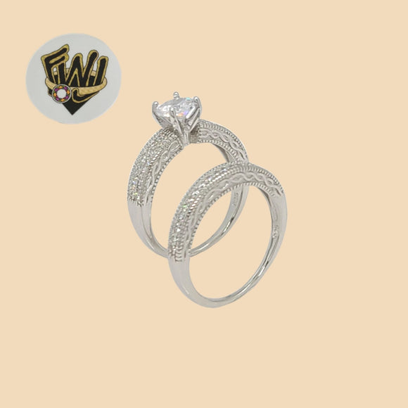 (2-5254) 925 Sterling Silver - Wedding Ring - Fantasy World Jewelry
