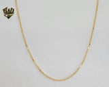 (1-1813-2) Laminado dorado - Cadena de eslabones con clip de papel de 1,5 mm - BGF