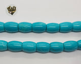 (MBEAD-69) 18mm Blue Turquoise Beads - Fantasy World Jewelry