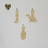 (1-2164) Gold Laminate - Animal Pendants - BGF