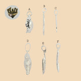 (2-1507) 925 Sterling Silver - Pendants. - Fantasy World Jewelry