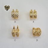 (1-2658) Gold Laminate Hoops - BGO - Fantasy World Jewelry