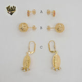 (1-1164) Gold Laminate - Earrings - BGF