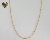 (1-1691) Gold Laminate - 2.3mm Rose Gold Beads Chain - BGO