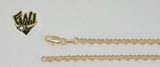 (1-0454) Gold Laminate Bracelet - 3.5mm Hearts Link - 7.5" - BGF - Fantasy World Jewelry