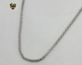 (4-3128) Stainless Steel - 3mm Round Link Chain. - Fantasy World Jewelry