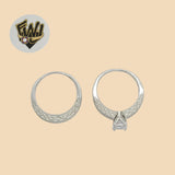 (2-5254) 925 Sterling Silver - Wedding Ring - Fantasy World Jewelry