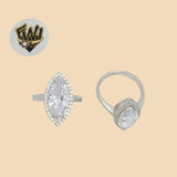(2-5140) 925 Sterling Silver - Zircon Ring - Fantasy World Jewelry