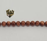(MBEAD-120) 4mm Venturina Beads - Fantasy World Jewelry