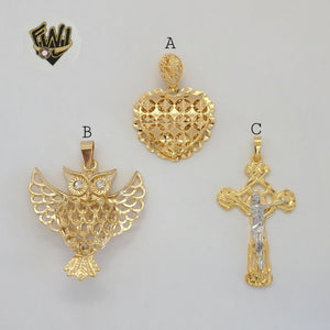 (1-2390) Gold Laminate Pendants - BGO