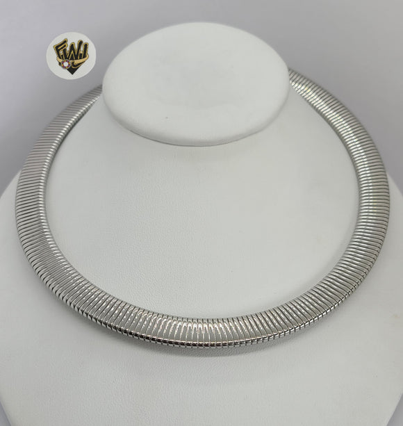 (4-7071) Stainless Steel - 12mm Magic Herringbone Necklace - 18