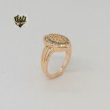 (1-3095) Gold Laminate - Zircon Ring - BGO - Fantasy World Jewelry