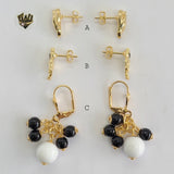 (1-1178) Gold Laminate - Earrings - BGF - Fantasy World Jewelry