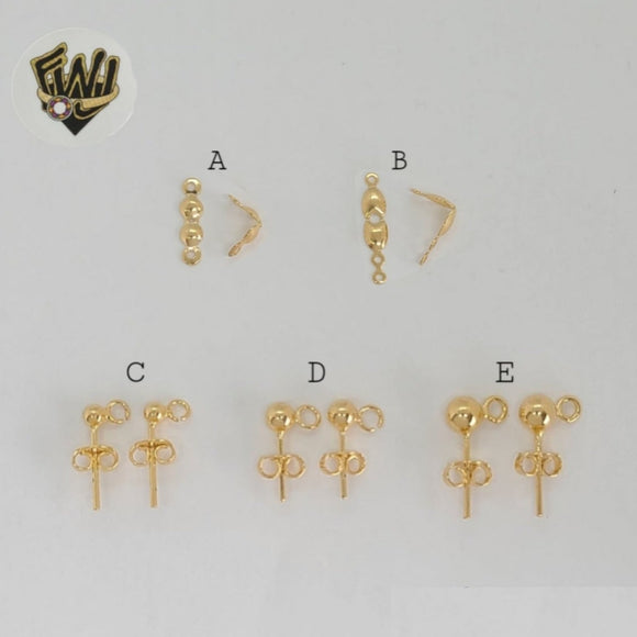 (mfin-01-07) Gold Filled Findings - Jewelry Making (Dozen)