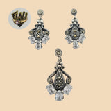 (2-6846) 925 Sterling Silver - Alternative Zircon Set. - Fantasy World Jewelry