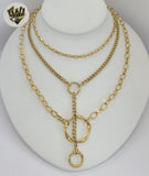 (4-7046) Stainless Steel - 3mm Layering Necklace - 18".
