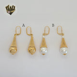 (1-1048-2) Laminado Oro - Pendientes Largos - BGF