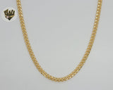 (1-1790) Gold Laminate - 4mm Curb Link Chain - BGF - Fantasy World Jewelry