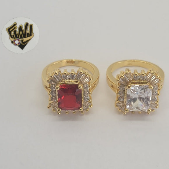 (1-3125-1) Gold Laminate - Crystal Ring - BGO - Fantasy World Jewelry