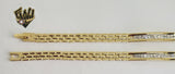 (1-0849) Gold Laminate - 6mm Alternative Bracelet - 7.5" - BGO - Fantasy World Jewelry