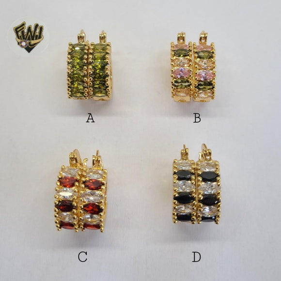 (1-2674) Gold Laminate Hoops - BGO - Fantasy World Jewelry