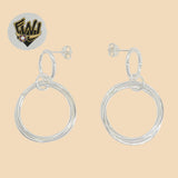 (2-3351) 925 Sterling Silver - Alternative Long Earrings. - Fantasy World Jewelry