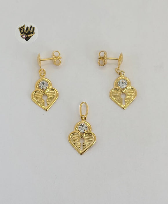 (1-6373) Gold Laminate - Lock Set - BGF - Fantasy World Jewelry