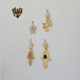 (1-2217) Gold Laminate Pendants - BGF