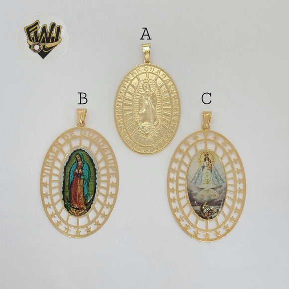 (1-2396) Gold Laminate - Religious Pendants - BGF