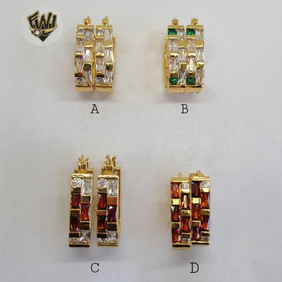 (1-2670) Gold Laminate Hoops - BGO - Fantasy World Jewelry