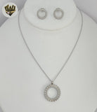 (4-7083) Acero inoxidable - Enlace Rolo de 1 mm con juego de círculos - 16"