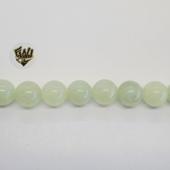 (MBEAD-254-1) 12mm New Jade Beads - Fantasy World Jewelry