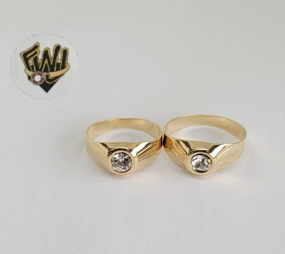 (1-3074) Gold Laminate - CZ Ring - BGF - Fantasy World Jewelry