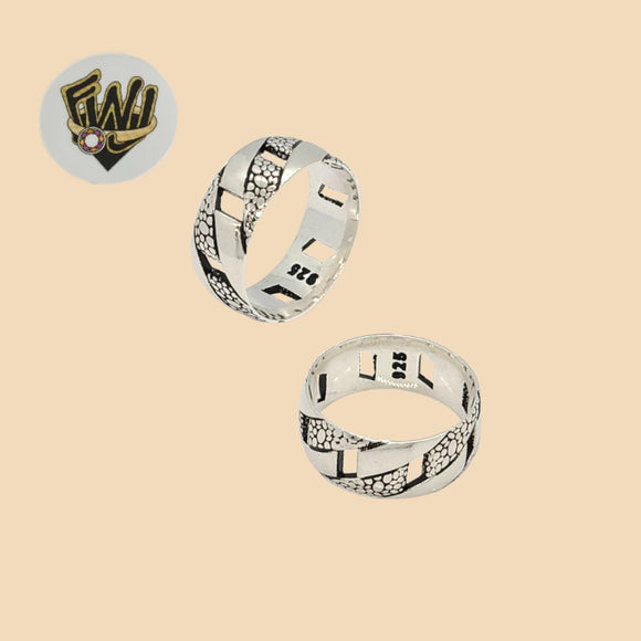 (2-5284) 925 Sterling Silver - Alternative Men Ring - Fantasy World Jewelry