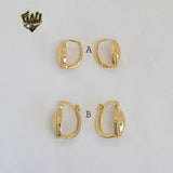 (1-2638-1) Gold Laminate Hoops - BGO