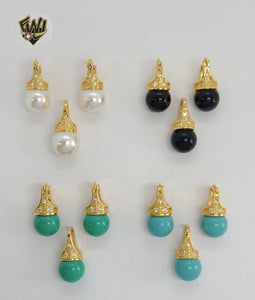 (1-6185) Gold Laminate - Beads Set - BGO - Fantasy World Jewelry