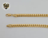 (1-1986) Laminado de oro - Cadena de eslabones curvos alternativa de 7 mm - BGO