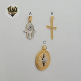 (1-2287-1) Gold Laminate Pendants - BGO