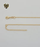 (1-6095 ) Gold Laminate - Rolo Link Hamsa Hand Necklace - BGF