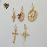 (1-2361) Gold Laminate Pendants - BGO