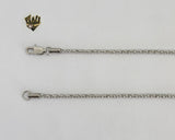 (4-3110) Stainless Steel - 2.5mm Popcorn Link Chain. - Fantasy World Jewelry