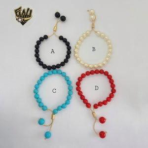 (MBRA-09) Gold Laminate - Adjustable Bracelets - BGF