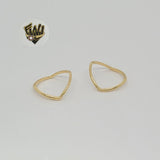 (1-3107) Gold Laminate - Triangular Ring - BGF - Fantasy World Jewelry