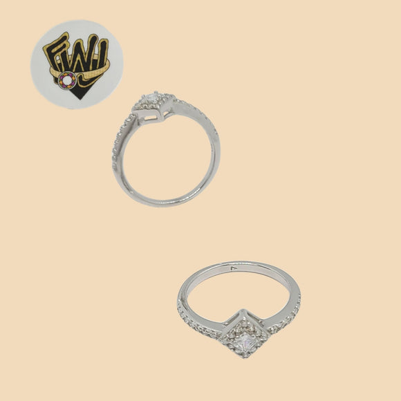 (2-5082) 925 Sterling Silver - Zircon Ring - Fantasy World Jewelry