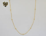 (1-1562-2) Gold Laminate - 2.5mm Balls Link Chain - BGO