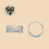 (2-5122) 925 Sterling Silver - Zircon Ring - Fantasy World Jewelry