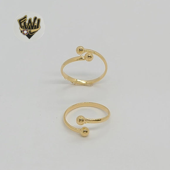 (1-3122-1) Gold Laminate - Adjustable Toe Child Ring - BGF - Fantasy World Jewelry