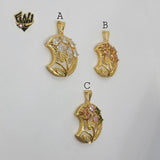 (1-2422) Gold Laminate Pendants - BGO